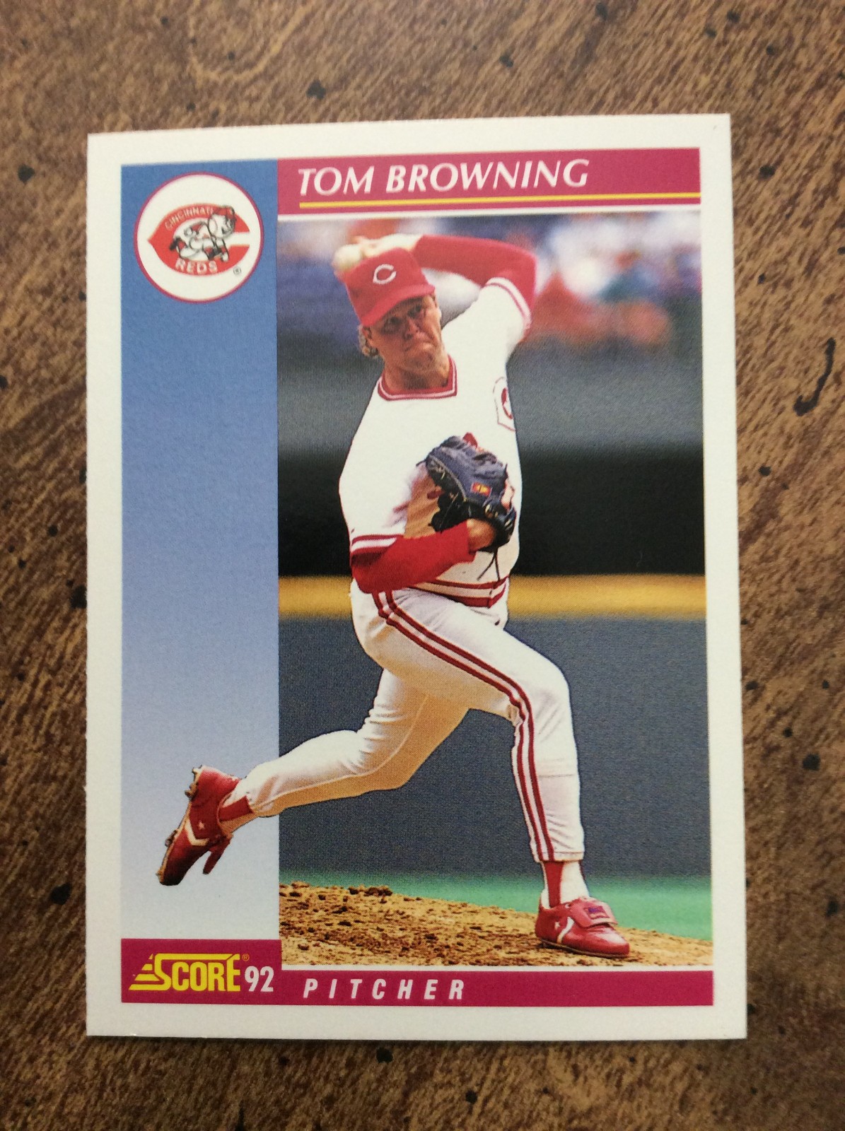 1992 Score #642 Tom Browning, Reds    nm  ib