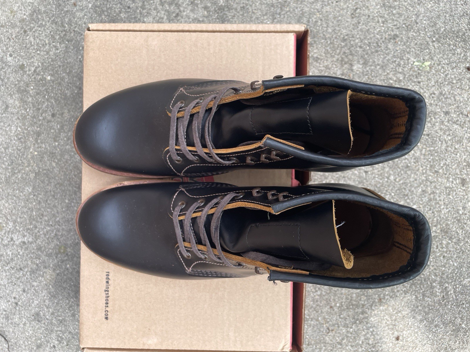 Red Wing Heritage 9060 Beckman Flatbox Black Klondike Size 9D image 2