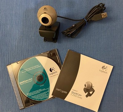 Logitech QuickCam E2500, USB 2.0, grau, komplett - WIN 10