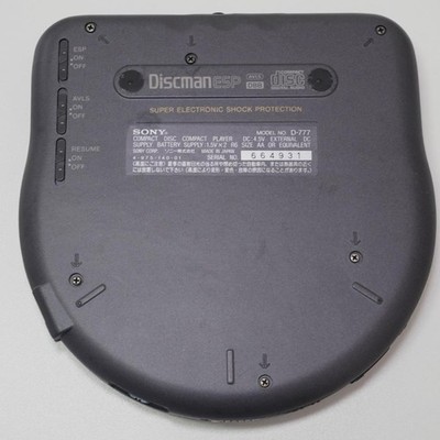 SONY Discman D-777 Portable CD Player Fully Functional | eBay