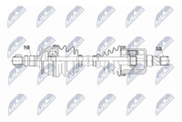 NTY Antriebswelle NPW-PL-149 FüR Opel Astra GTC Cascada W13 P10 Turbo Cdti Sidi