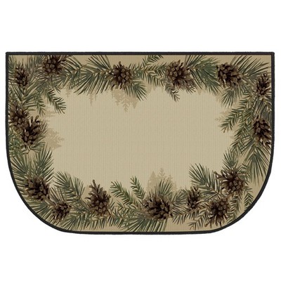 Demissle Fireplace Hearth Rug Mats 2' x 3' (Rectangular), As Shows 