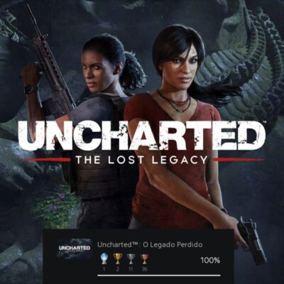 Platinum Trophy Service Uncharted Lost Legacy PS4