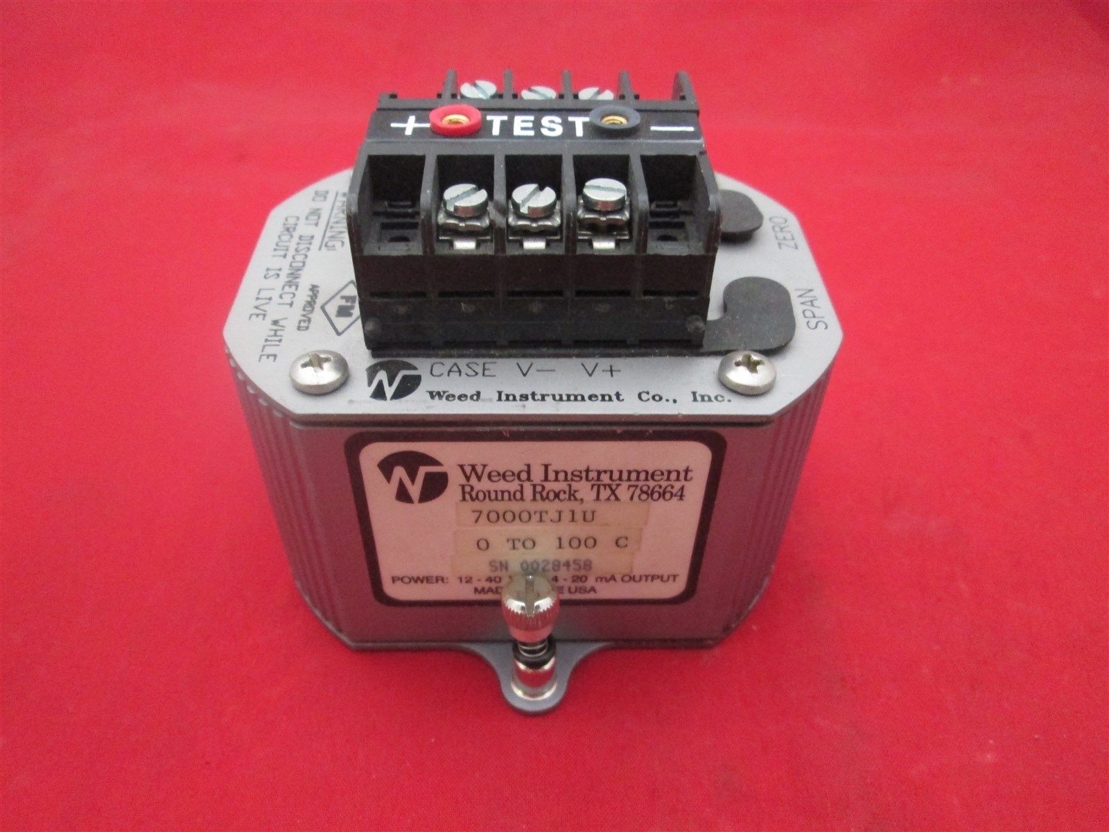 Weed Instrument 7000TJ1U Temperature Transmitter