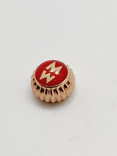 Authentic Crown For Michele Watch Rose Gold 6.5mm Tap 10 2.0mm.