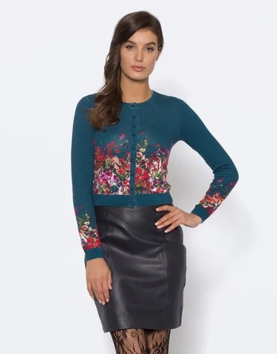 Multicoloured Wild Flower Cardigan size 