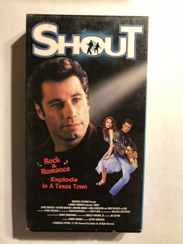 SHOUT ROCK & ROMANCE VHS JOHN TRAVOLTA, LINDA FLORENTINO 1997 GOODTIMES