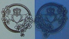Celtic Claddagh rubber stamp by Amazing Arts love loyalty & friendship symbol