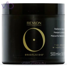 REVLON Orofluido Mask | Radiance Argan Oil Vegan Deep Conditioning Treatment
