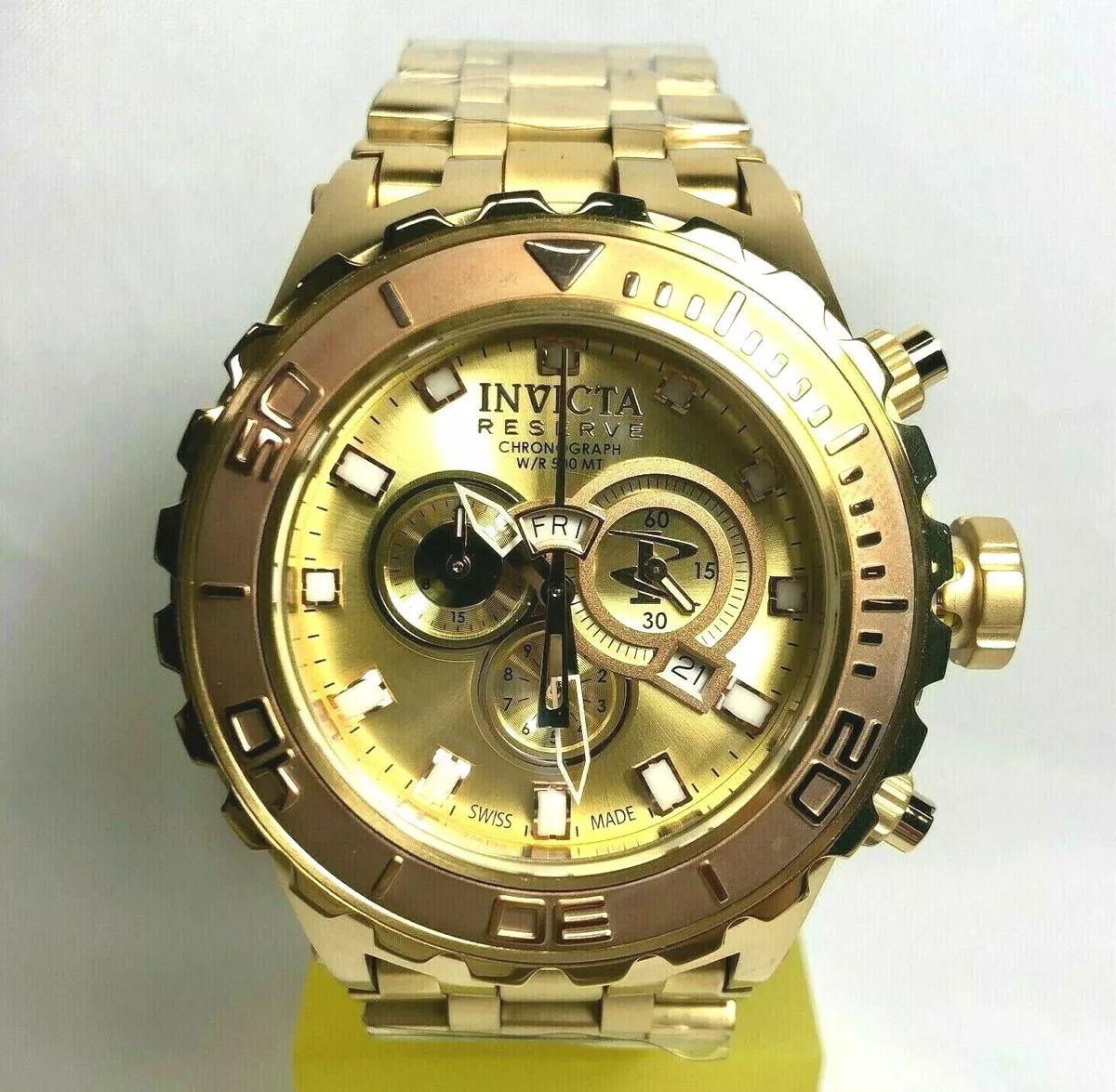 Invicta subaqua gold watch sale