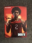Dylan Harper Autographed 5x7 Photo Rutgers Basketball San Antonio Spurs Rookie