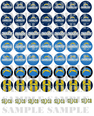 SET of 100- 1'' PRECUTS Football Bottlecap images. WE CUT THEM!!