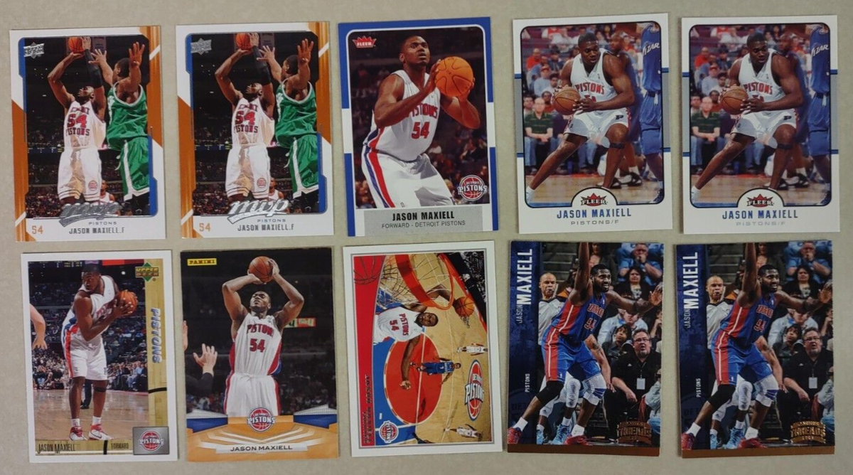 20 Card Lot of JASON MAXWELL NBA Pistons A must have for any