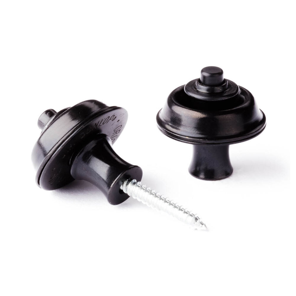 Jim Dunlop Straplok Original Strap Locks Set of 2 (Black)
