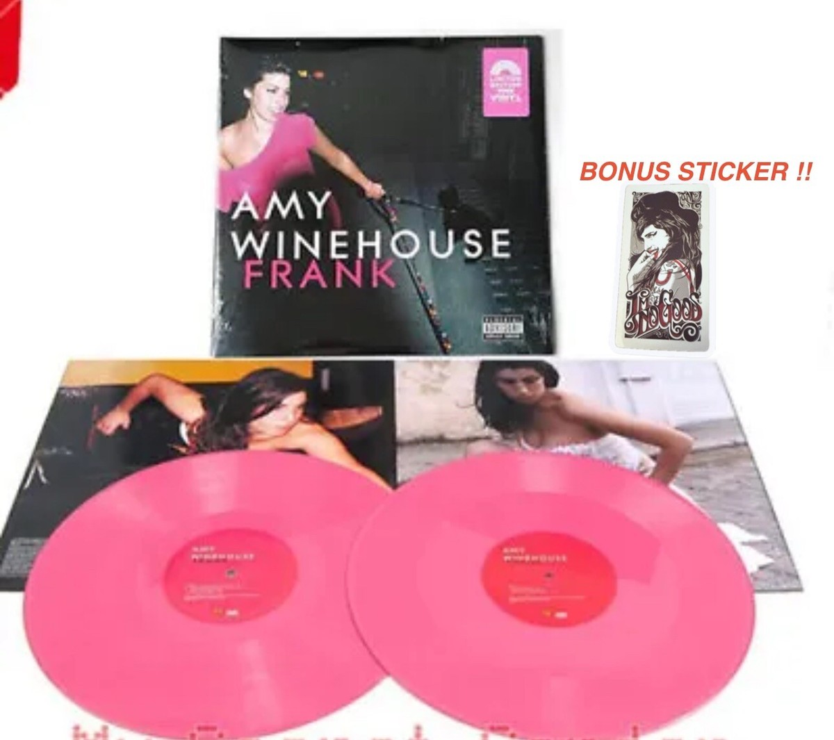 ⚠️LP Amy Winehouse FRANK - Gatefold - Pink 2LP colored Vinyl New