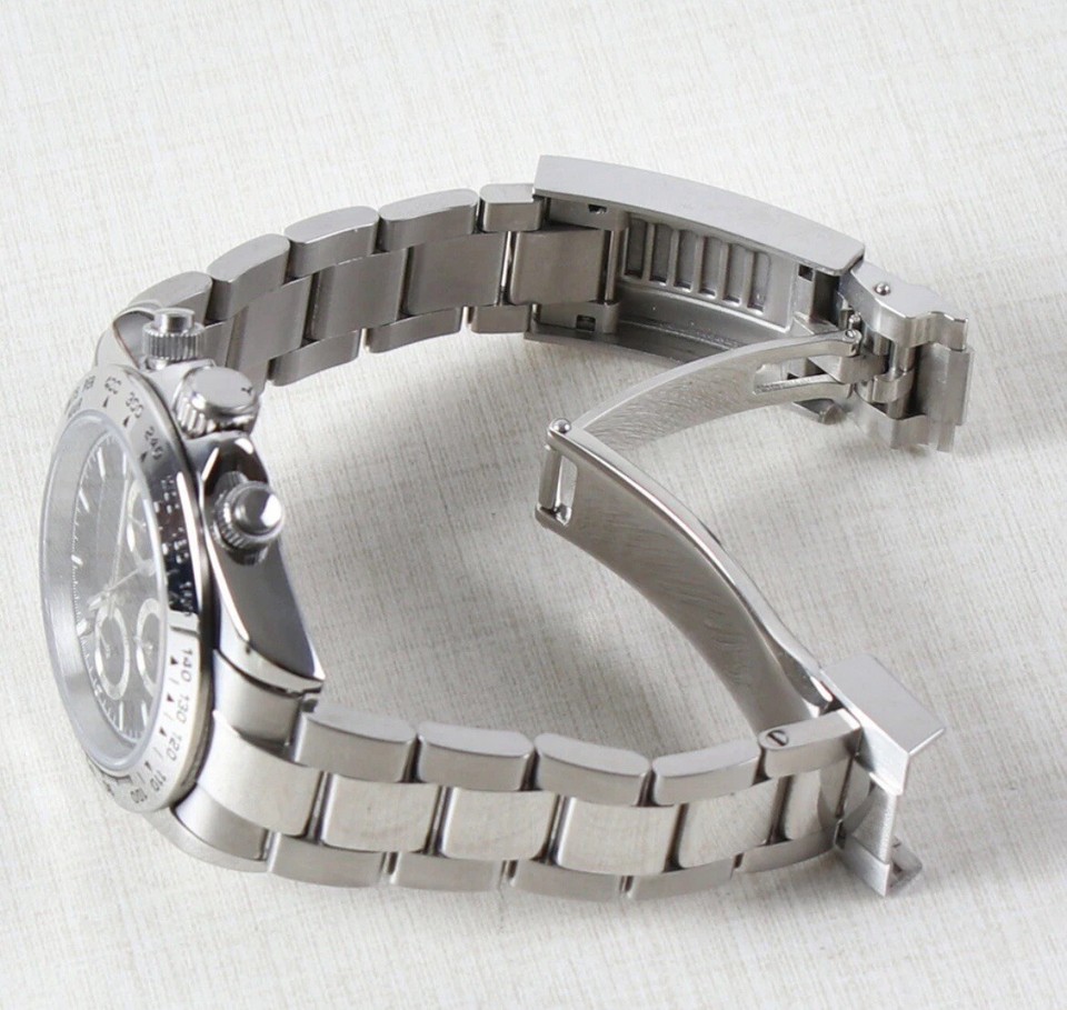 Custom Watch Mod 40mm Reverse Panda Racing Watch w/ VK63 Chronograph ...