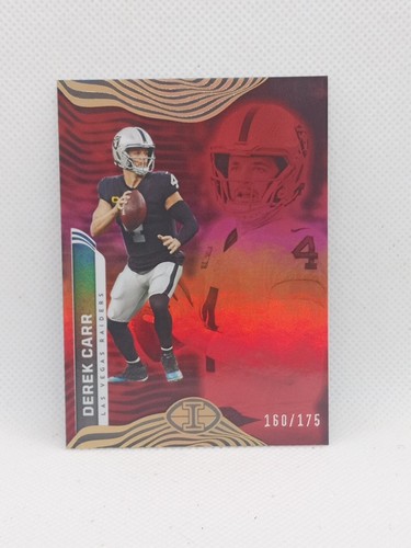 2022 Panini Illusions Trophy Collection Red /175 Derek Carr #56