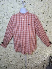 Chaps Men's Button Long Sleeve Shirt Plaid Size XL Date Night, Dress To Impress