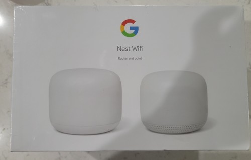 Google Nest Wifi Router and Point H2D GA00822