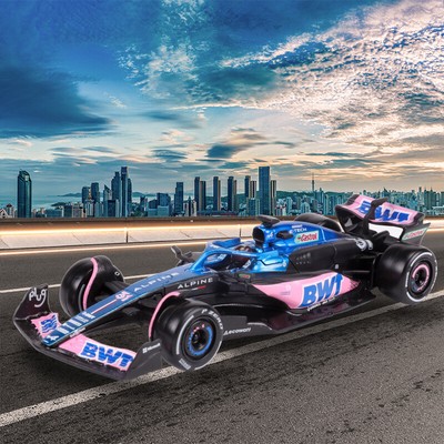 Bimeico Alpine F1 model 1:43 BWT Alpine alloy car racing model simulation