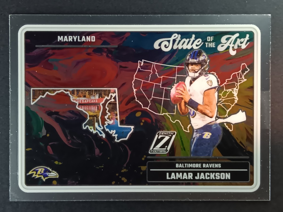 ラスト！PASSI /LES TENTATIONS レコード2LP未開封シールド 2024 Panini Zenith State Of The Art #9 Lamar Jackson - Baltimore