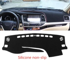 For Toyota Highlander 2014-2019 Black Dashboard Dash Mat Sun Protector Cover Pad