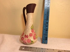 Vintage Bud Vase Pink Dogwood Signed Rhonda 1975 