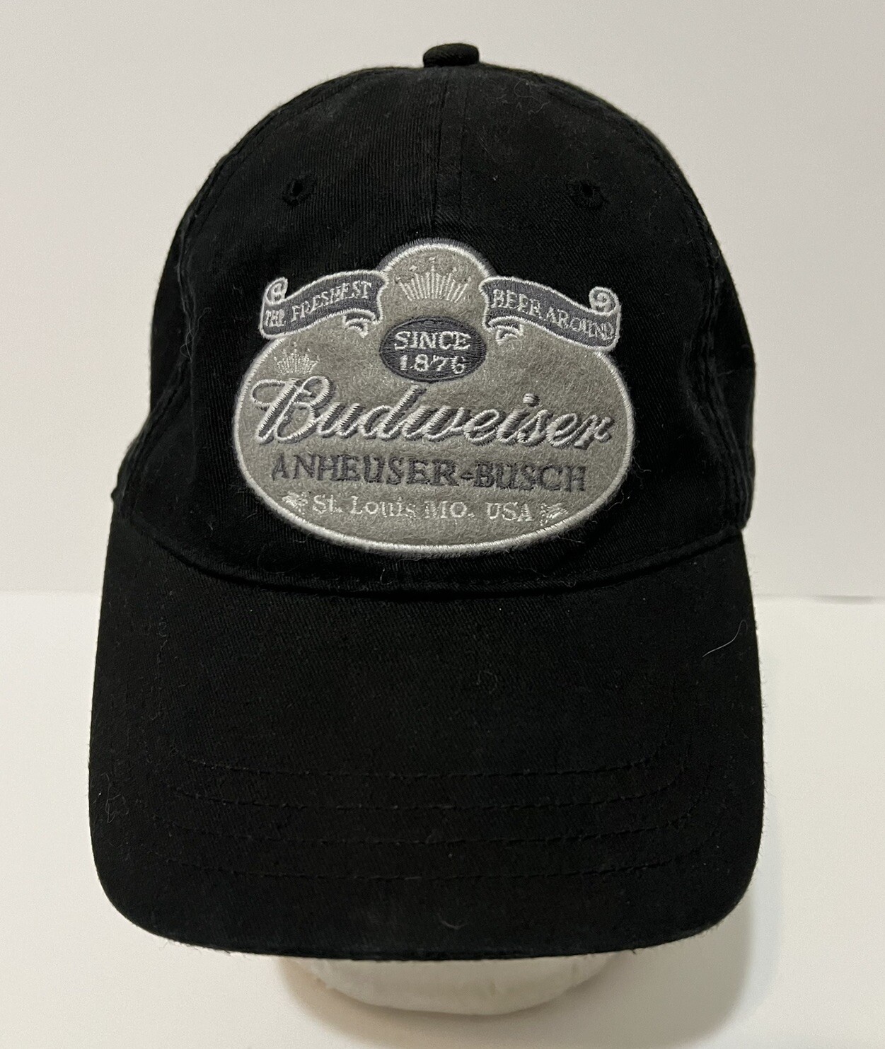 Budweiser Anheuser-Busch Patch Strapback Cap Hat … - image 1