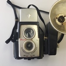   Vtg Kodak Brownie Starflex Camera with Strap Made USA Collectors Item