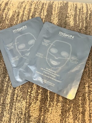 2x 111SKIN by Harley St London Sub Zero De Puffing Eye Mask - Sealed Package