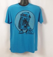 Star Wars R2d2 Turquoise Blue Graphic T-shirt Size Medium Star Wars R2d2 Turquoise Blue Graphic T-shirt Size Medium