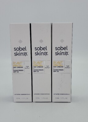 3 Pack Sobel Skin Rx Plant Stem Cell Day Cream + Sunscreen SPF 30 1.7oz ea 01/25