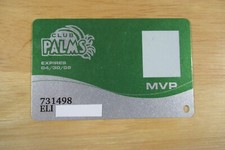 Palms Hotel Casino Las Vegas Nevada Club Players Slot Card MVP Eli 