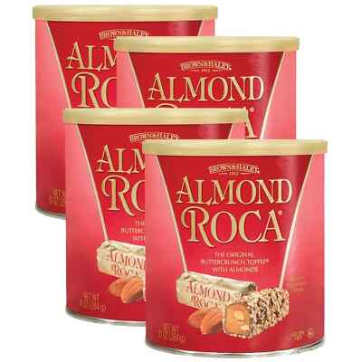 (4) Brown & Haley 10 oz. The Original ALMOND ROCA Buttercrunch Toffee BB 10/2026