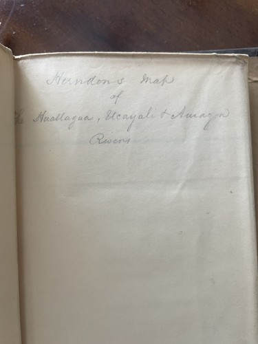 Maps Herndon's Report Valley Amazon Fold Out Spanish Peru Book Map 1800s Vintage - Picture 5 of 17