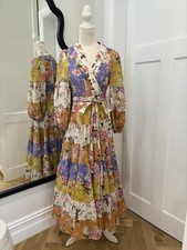 Zimmermann Pattie Wrap Dress. Size 3 (12-14au)