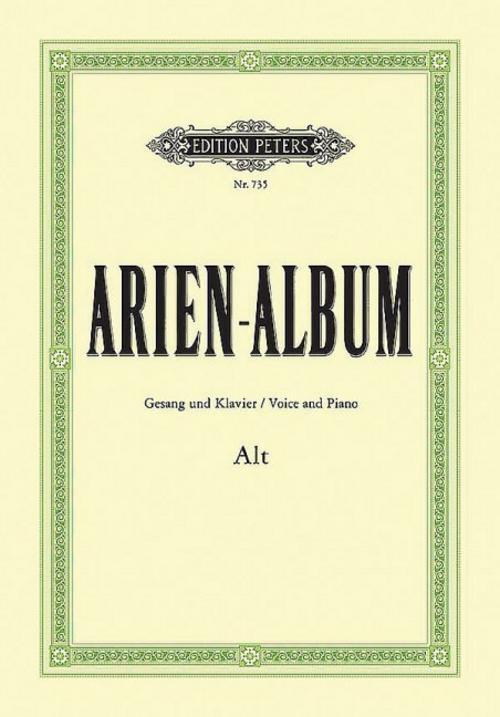 Thumbnail - Arien-album - Berühmte Arien Für Alt Alfred Dörffel