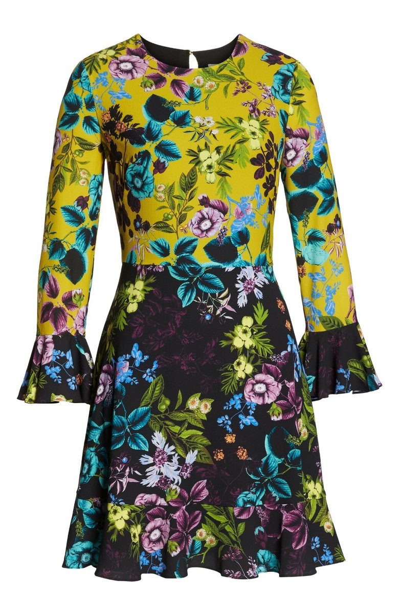 sachin and babi light blue dress Eliza J Women's Rose Print Fit & Flare Dress, Black/red, 4 at Amazon  Women's Clothing store main image 0