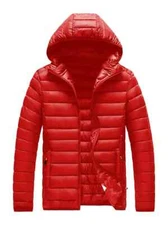 Renegade Sportswear Men’s Light Weight Hooded Puffer Jacket