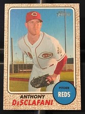 Anthony DeSclafani 2017 Topps Heritage FLIP STOCK Parallel #35 SSP - 1:366 packs