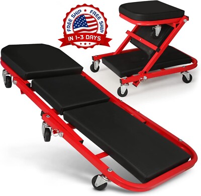 Cama Para Mecanico Con Ruedas Camilla De Trabajos Mecanicos Taller Autos Carros