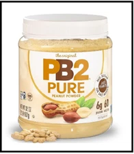 PB2 Pure Peanut Butter Powder - 2 lb/32 oz Jar - No Added Sugar No Added Salt...