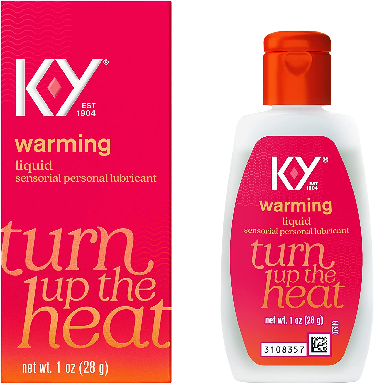 KY Warming Liquid Sensorial Personal Lubricant "Turn up the heat" 1 FL