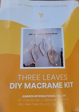 DIY Macrame Kit-Three Leaves Vudeco