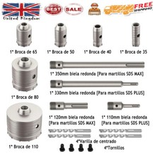 18x TCT Core Drill Set Concrete Brick Cement Wall Drill Bit Hole Saw Cutter Tool