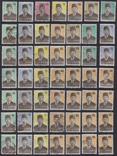 CLEARANCE !! ALL HAVE TO GO,INDONESIA No.6 COLLECTION OF (49) STAMPS USED.