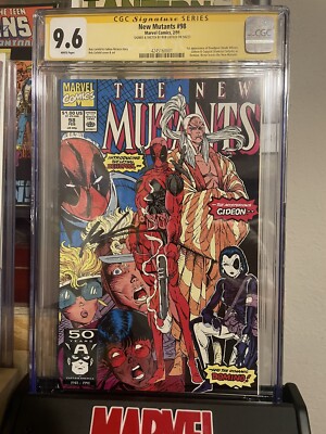 The New Mutants #98 CGC  9.6 Marvel Comics  Signed And Sketched By Rob Liefeld
