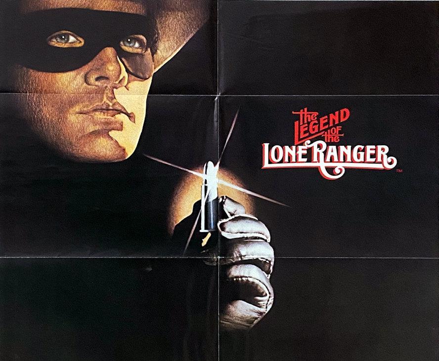 F709 LEGEND OF THE LONE RANGER original 1sh '80 art of Klinton ...