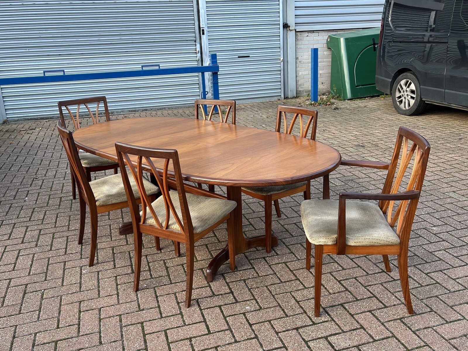 GPlan Extending Dining Table & 6 Ercol Chairs eBay