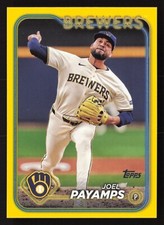 2024 Topps Update #US153 Joel Payamps YELLOW Milwaukee Brewers